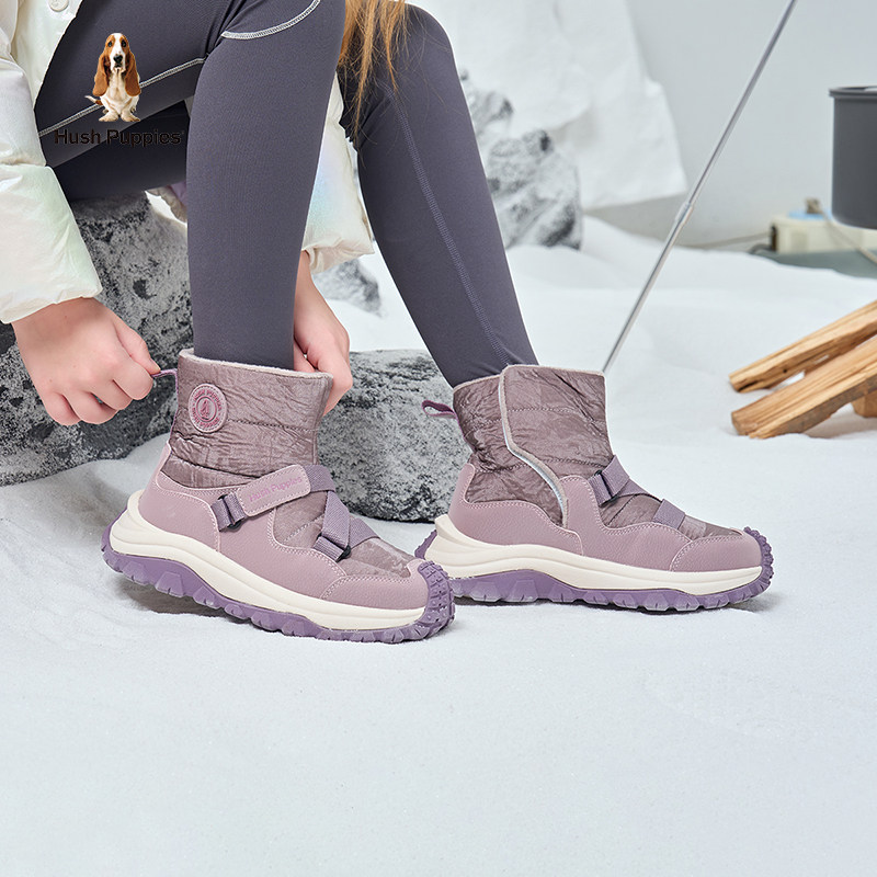 暇步士童鞋儿童高帮雪地靴冬季新款加绒加厚保暖大棉鞋防水东北靴,童鞋/婴儿鞋/亲子鞋,雪地靴,淘宝优惠券,粉丝福利购,淘宝优惠卷