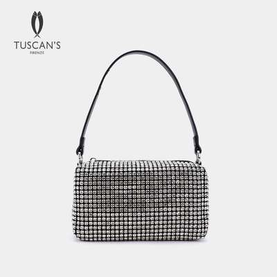 TUSCAN'S满钻晚宴包轻奢时尚亮钻单肩斜挎包包女包名媛TS双鱼