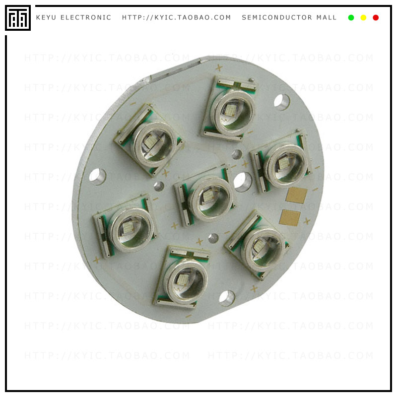 XREGRN-L1-0000-00P01-RND-7LED【MCPCB 7LED ROUND XRE GREEN】