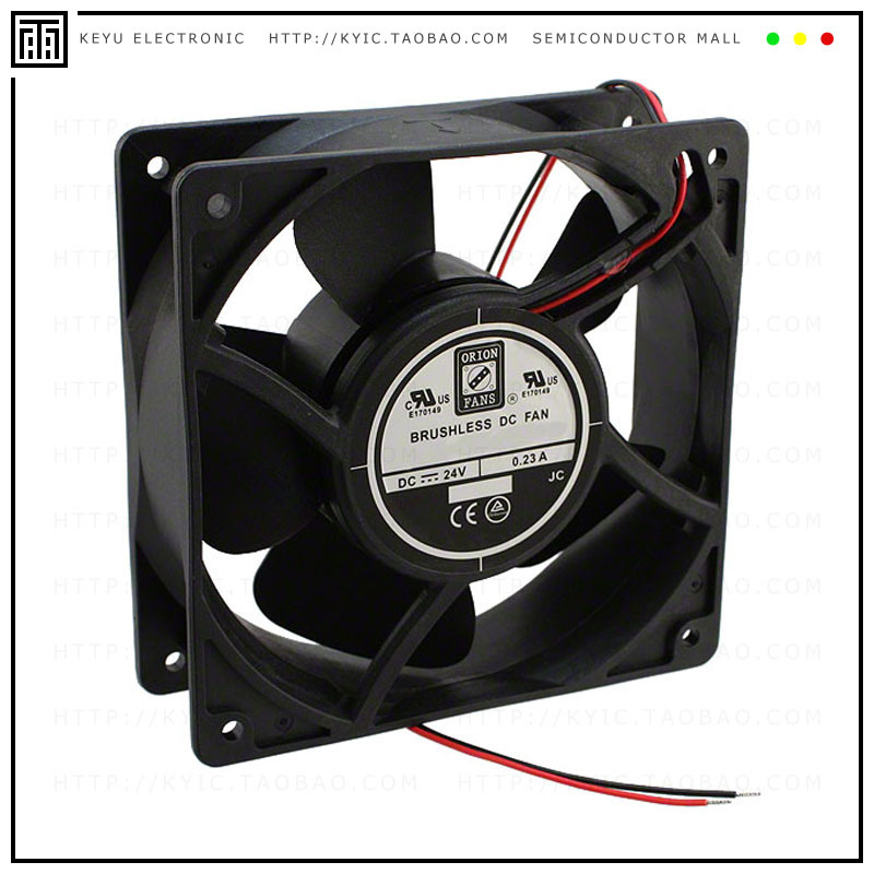 OD1238-24MSS【FAN AXIAL 120X38.5MM 24VDC WIRE】