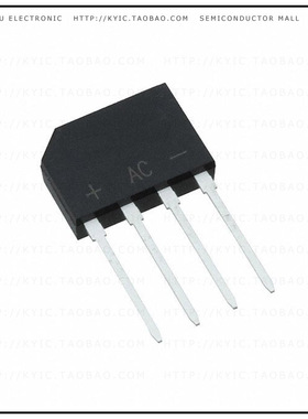 KBP206GTB【BRIDGE RECT 1PHASE 600V 2A KBP】