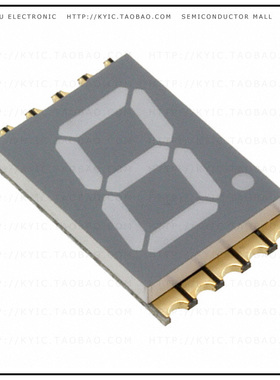 VDMO10A1【DISPLAY 7SEG 10MM SOFT ORNG C.A.】