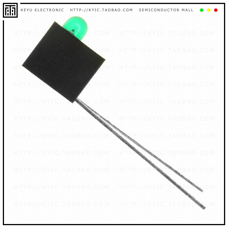 HLMP-1640-B00A1【LED 3MM 5V GAP GREEN RA HOUSING】