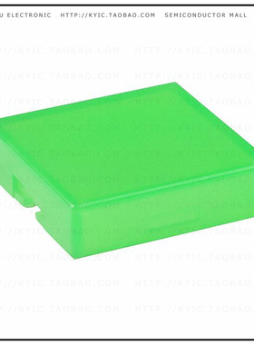 AT4074F【CAP PUSHBUTTON SQUARE CLEAR/GRN】