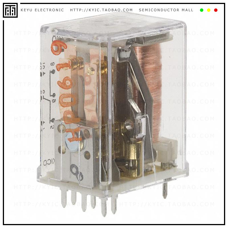 R10S-E2Y2-J2.5K【RELAY GEN PURPOSE DPDT 3A 12V】