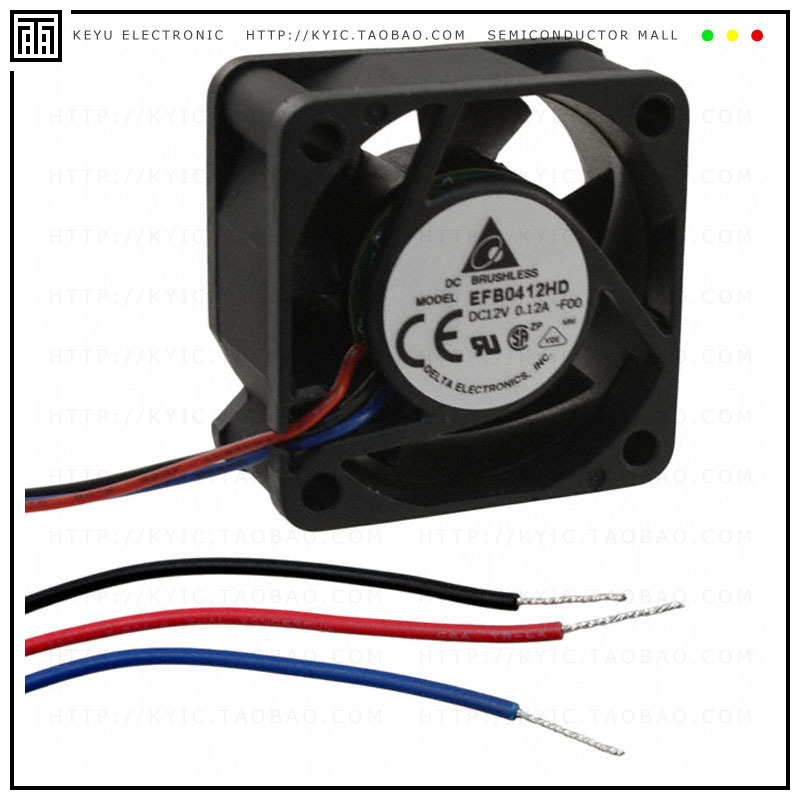 EFB0412HD-F00【FAN AXIAL 40X20MM 12VDC WIRE】