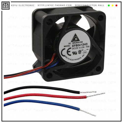 EFB0412HD-F00【FAN AXIAL 40X20MM 12VDC WIRE】
