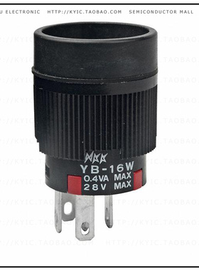 YB16WCKG01【SWITCH PUSH SPDT 0.4VA 28V】