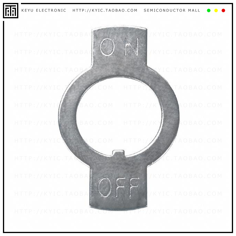 AT201【ON-OFF PLATE FOR 12MM BUSHING】