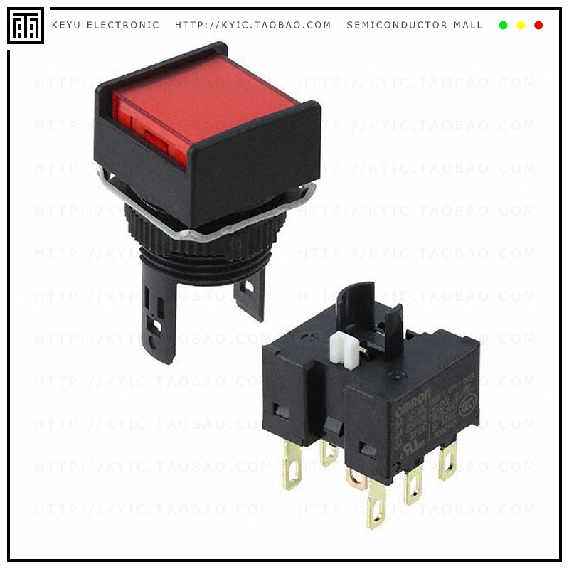 A165L-ARM-24D-1【SWITCH PUSHBUTTON SPDT 5A 125V】