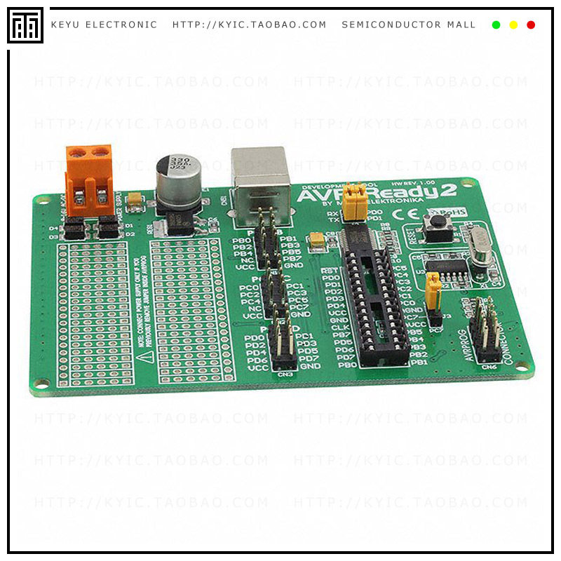 MIKROE-417【AVR-READY2 AVR EVAL BRD】