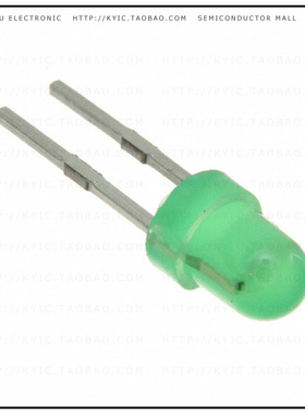 10-2603.3175K【LED 1 CHIP T1 BI-PIN GREEN 3 2VD】