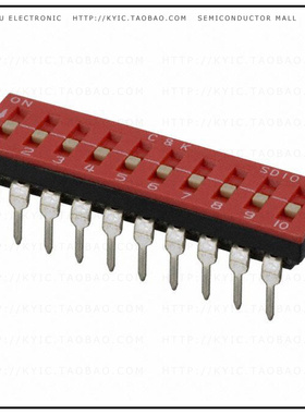 SD10H0B【SWITCH SLIDE DIP SPST 100MA 25V】