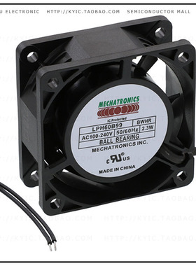 LPH60B99-BWHR【FAN AXIAL 60X25.50MM 100-240VAC】