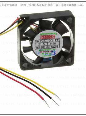 MA2506L12C1-RSR【FAN AXIAL 25X6.1MM 12VDC WIRE】