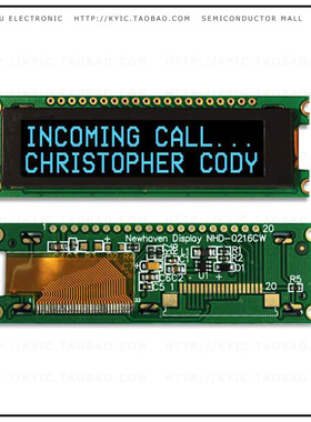 NHD-0216CW-AB3【OLED MOD CHAR 2X16】