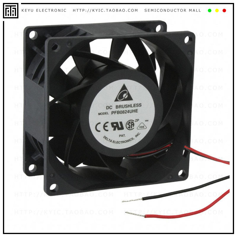 PFB0824UHE-T500【FAN AXIAL 80X38MM 24VDC WIRE】