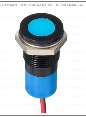 Q14F3BXXB12E【LED PM INDICATOR FLUSHED BLUE】