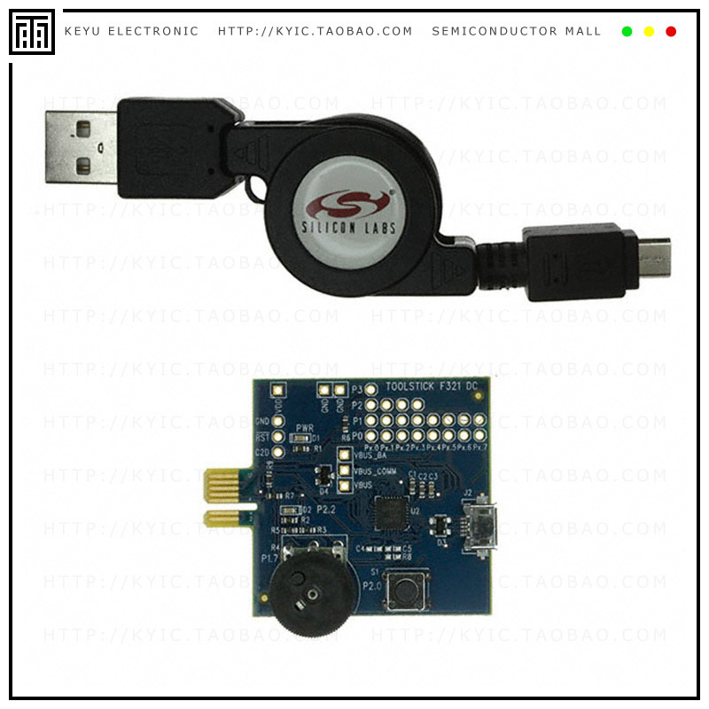 TOOLSTICK321DC【TOOLSTICK C8051F32X EVAL BRD】