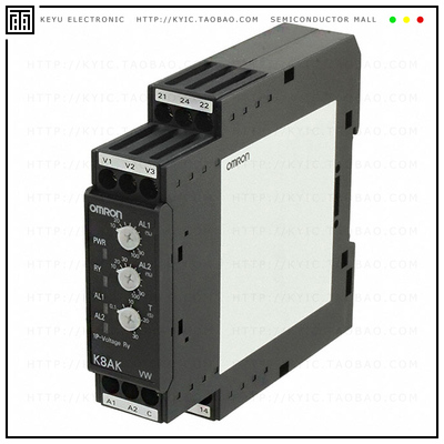 K8AK-VW2 24VAC/DC【UNDR/OVR VOLT RELAY 1 TO 150 V】