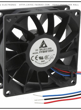 FFB0812SH-F00【FAN AXIAL 80X25.4MM 12VDC WIRE】