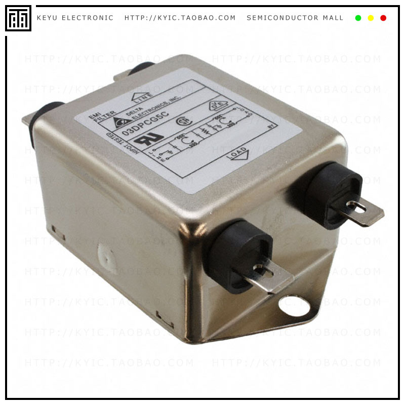 03DPCG5C【LINE FILTER 115/250VAC 3A CHAS】