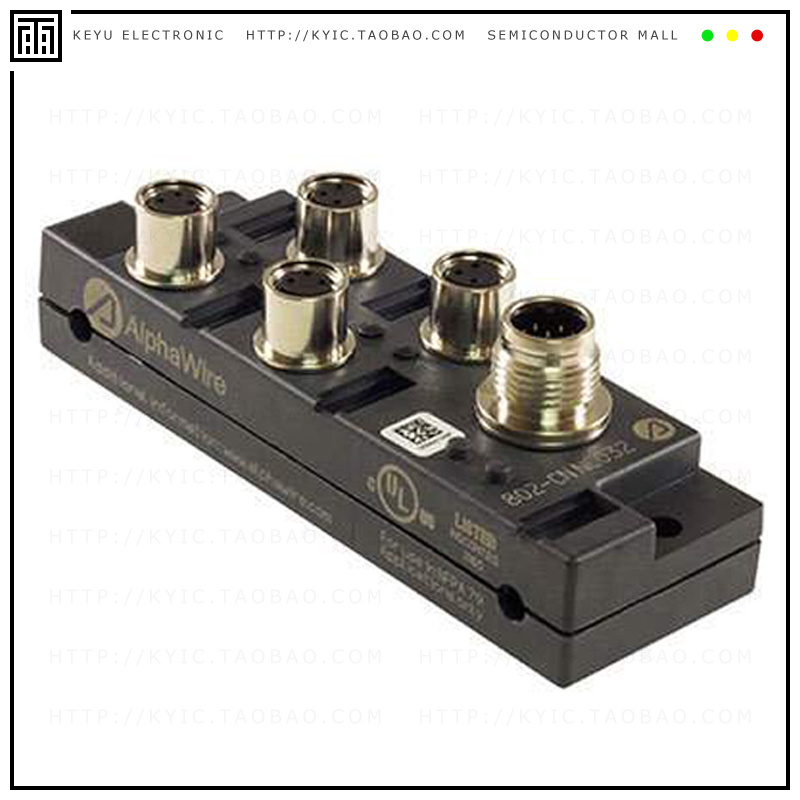 802-CN NC032【M8 PLASTIC 4PORT 1SIG LED】