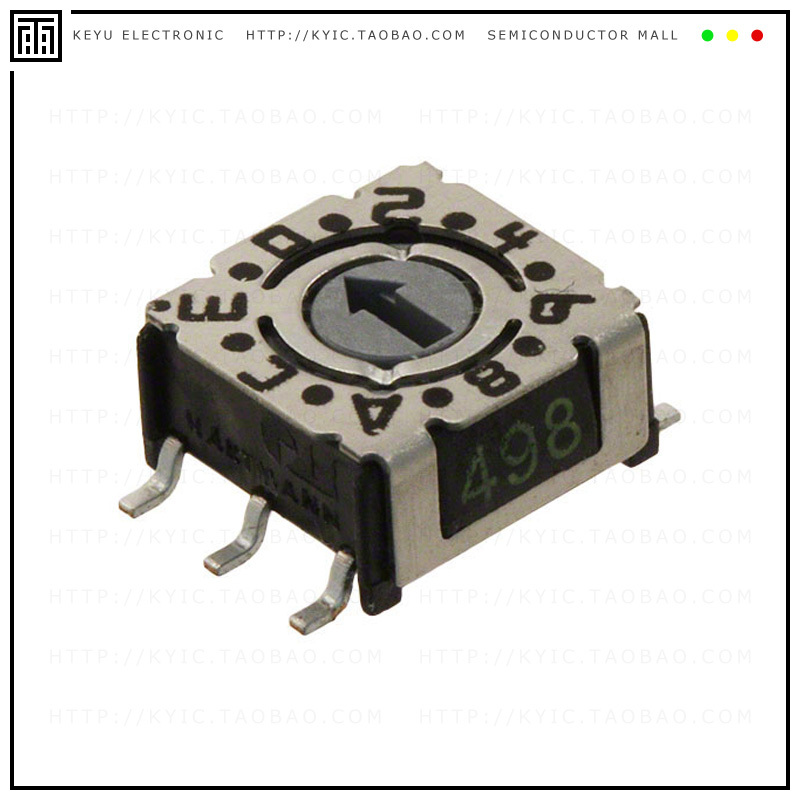 P36S103【SWITCH ROTARY DIP HEX 100MA 24V】