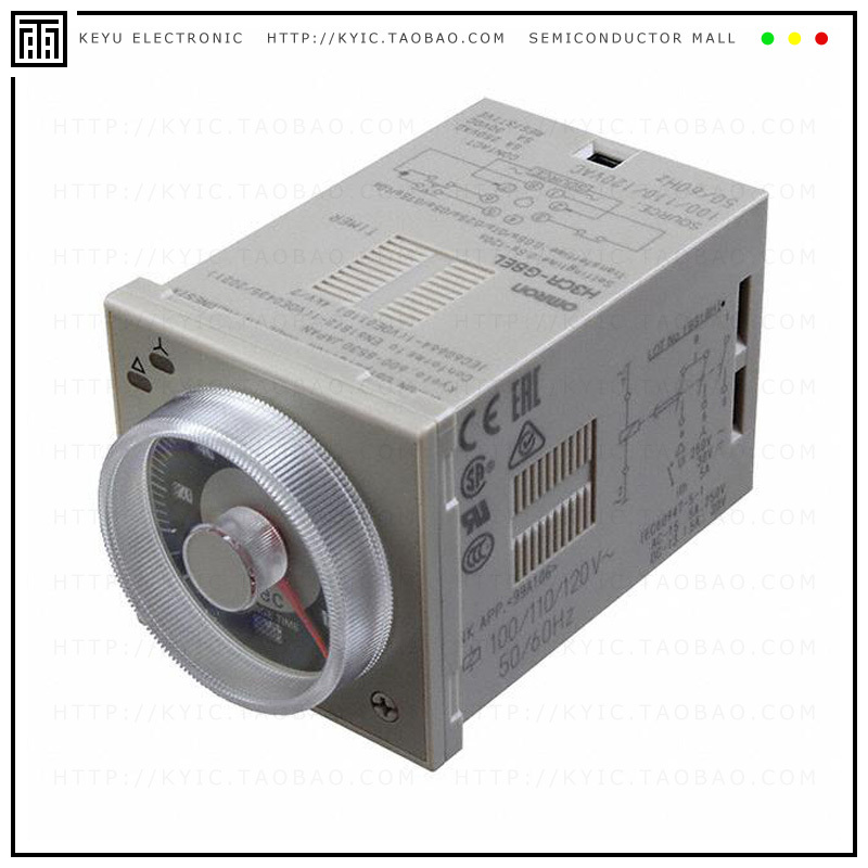 H3CR-G8EL AC100-120【RELAY TIME DELAY 120SEC 5A 250V】