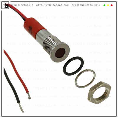 Q8F3CXXR12E【LED PM INDICATOR FLUSH RED】