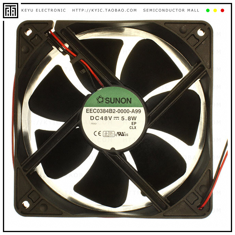EEC0384B2-000U-A99【FAN AXIAL 120X38MM 48VDC WIRE】