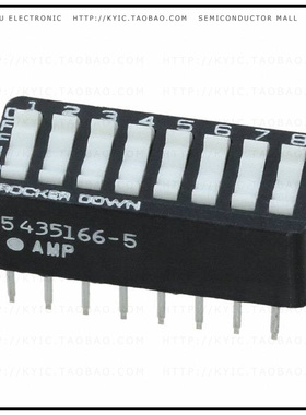 5435166-5【SWITCH ROCKER DIP SPST 25MA 24V】