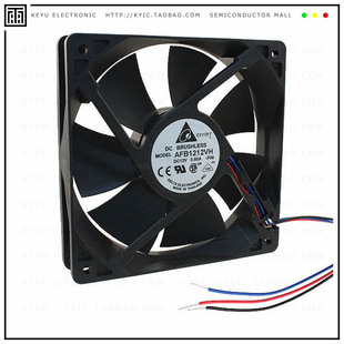 AFB1212VH-F00【FAN AXIAL 120X25.4MM 12VDC WIRE】