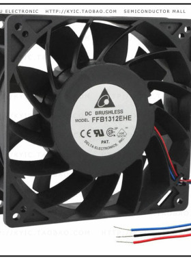 FFB1312EHE-F00【FAN AXIAL 127X38MM 12VDC WIRE】