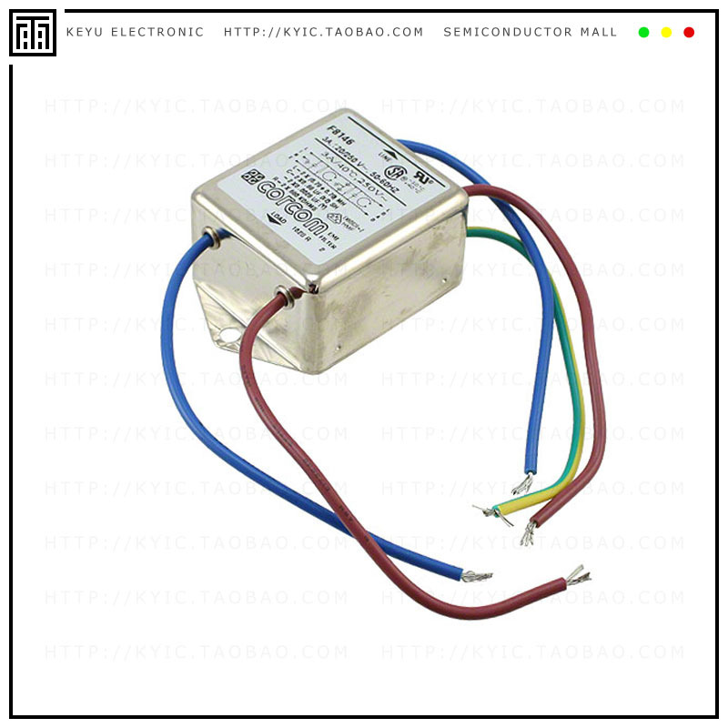 3EMC3【LINE FILTER 250VAC 3A CHASS MNT】