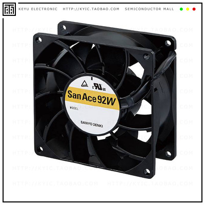 9WL0924P1H001【FAN 92X38MM 24VDC IP68 TACH/PWM】