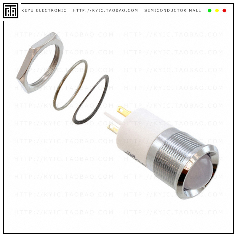 Q22P1CZZRYG12E【INDICATOR 12V 22MM PROM R/Y/G】