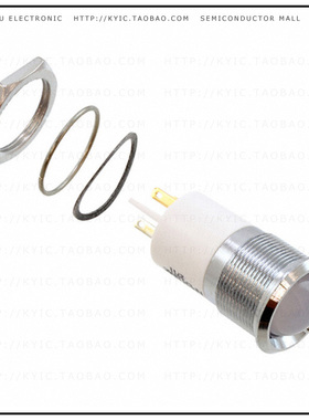 Q22P1CZZRYG12E【INDICATOR 12V 22MM PROM R/Y/G】