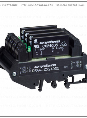 DRA4-CX240D5【SSR RELAY SPST-NO 5A 12-280V】