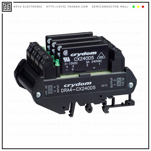 DRA4-CX240D5【SSR RELAY SPST-NO 5A 12-280V】