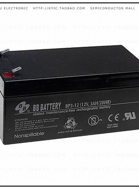 BP3-12-T1【BATTERY LEAD ACID 12V 3AH】
