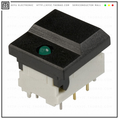 SETL BK GN 7.62 AU EE【SWITCH PUSH SPDT 0.01A 24V】