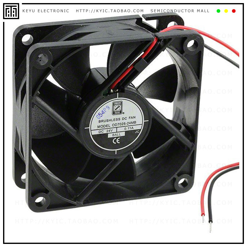 OD7025-24MB【FAN 70X25MM 24VDC 33CFM】