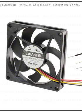 9GV0812P4J03【FAN 80X25MM 12VDC VANE TACH PWM】