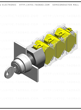 704.122.0【KEYLOCK SWITCH-ACTUATOR 2 POSITI】