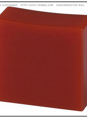 1CRED【CAP PUSHBUTTON RECTANGULAR RED】