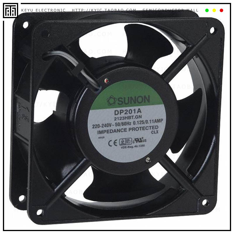 DP201A-2123HBT.GN【FAN AXIAL 120X38MM 220/240VAC】