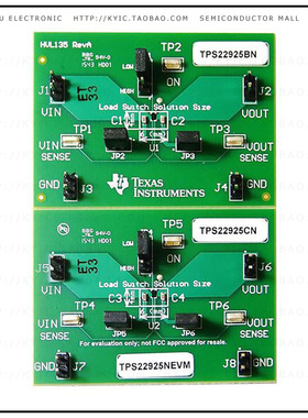 TPS22925NEVM【EVALUATION MODULE】