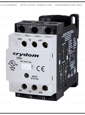 DRH3P60D20【SSR CONTACTOR 3PH DIN MNT 600VAC】