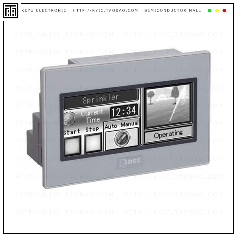 FT1A-M14KA-W【HMI TOUCHSCREEN 3.8' MONOCHROME】